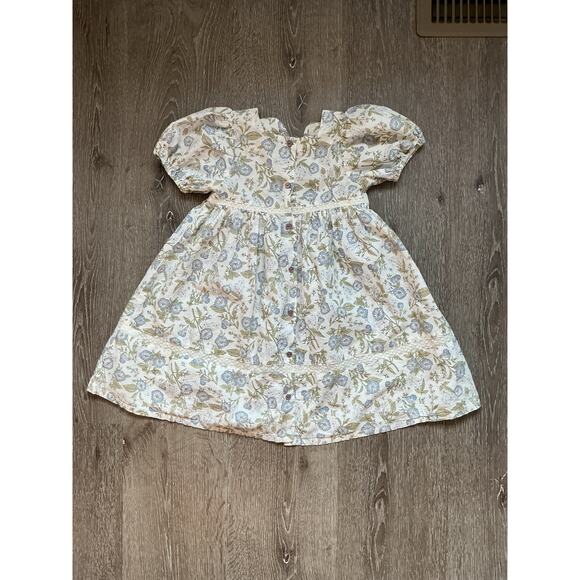 Susu &‎ Cra Luxury Brand 100% Cotton 3Y Button Back Dress - Picture 5 of 10